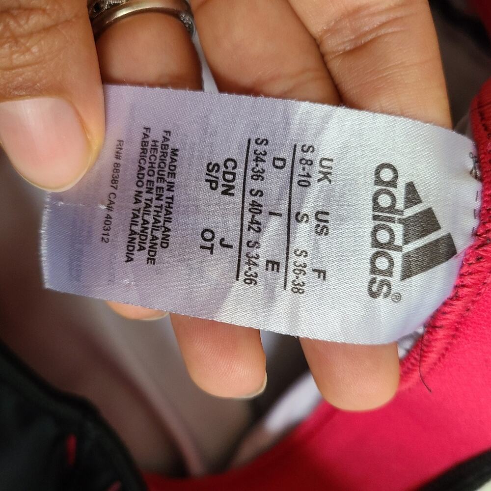 Girls Adidas Colorful Techfit Leggings SZ S - Picture 4 of 10